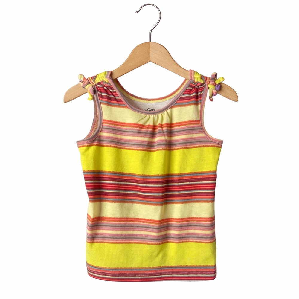GAP Baby Girl Striped Tank Top 18-24M Bright Summer Sleeveless Shirt
